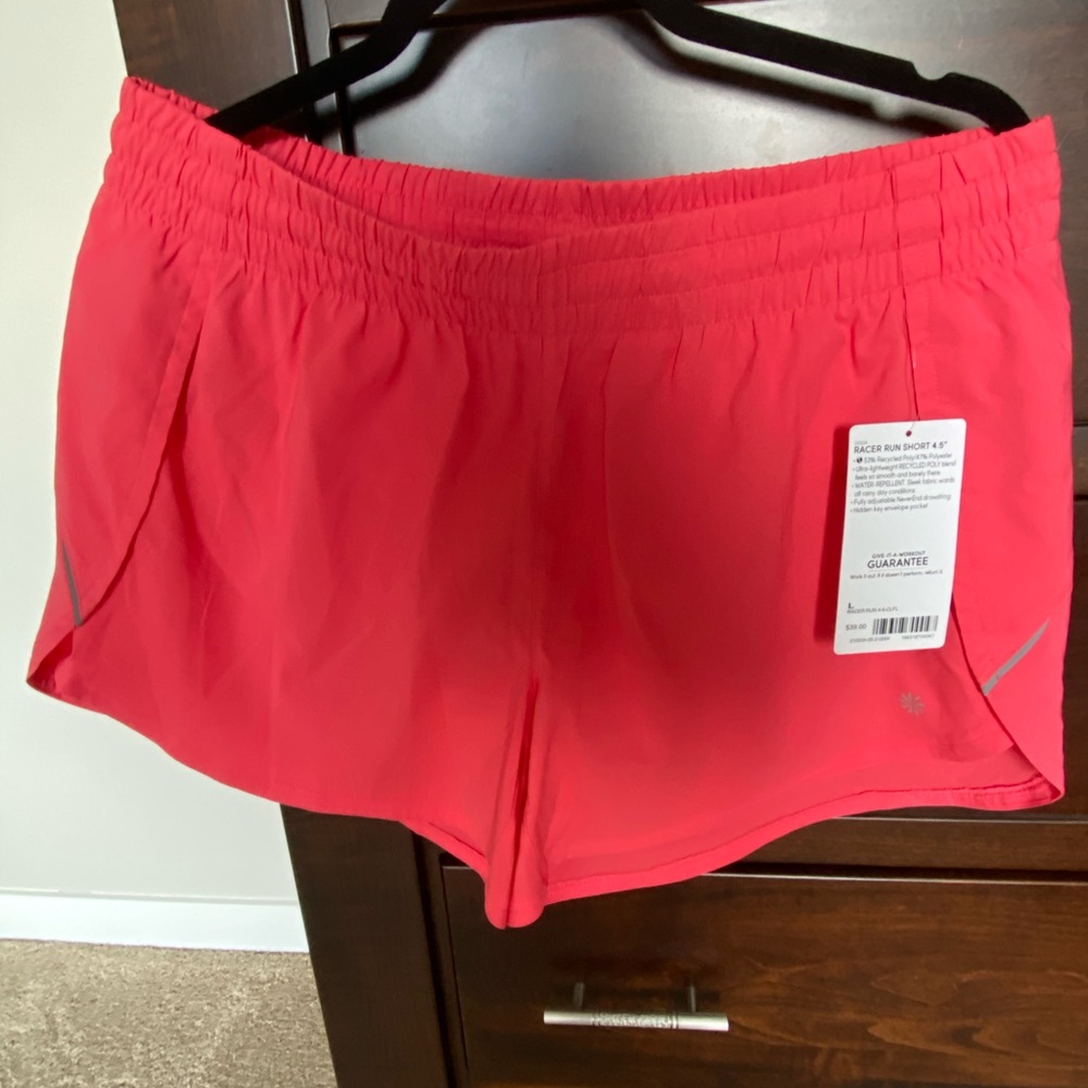 Athleta racer shorts 4.5 in